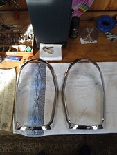 Scheinwerferchromringe Mercedes Heckflosse 111 Original