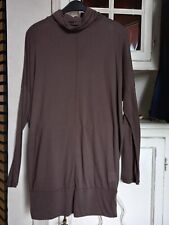 Conleys Oberteil / Shirt, Kleid mit Kragen, braun, Größe M