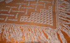 Alte Tischdecke Tischwäsche