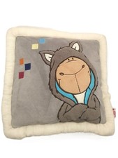 NICI JOLLY MÄH Schaf im Wolfspelz LOGAN KISSEN Wolf 38x38 cm Plüschkissen Plüsch