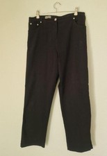 Gr.42 - Damen Stretch Hose von Yessica - Schwarz - gebraucht