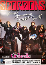 SCORPIONS  1988  FRANKFURT - orig. Concert Poster - Konzert Plakat - DIN A1