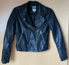 Damen Biker-Look Kunstleder