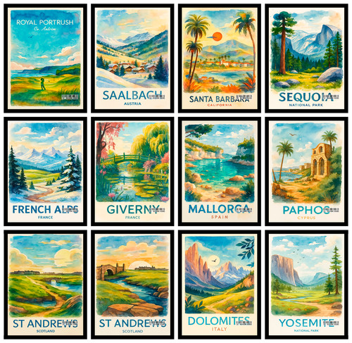 Natur landschaften poster - landschaften,