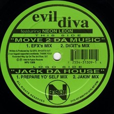 Evil Diva Featuring Neon Leon - Move 2 Da Mus (Vinyl 12" - 1993 - US - Original)