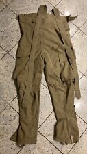 Alte Uniform Ausrüstung Motorrad Hose braun Italien gestempelt ab2WK Hosenträger