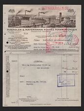 HANN. MÜNDEN, Rechnung 1930, Metallwaren-Fabrik Haendler & Natermann A.-G.