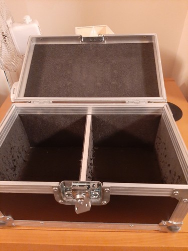 Aluminium schallplattenkoffer - aluminium,