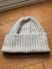 ZWILLINGSHERZ ♥♥ megaweiche Rippstrick Mütze Beanie 100% Cashmere Kaschmir NEU