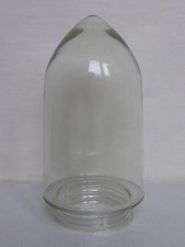 alte runder Lampenschirm Ersatzschirm Glaskolbenlampe Höhe 20,0cm Gewinde 8,4 cm