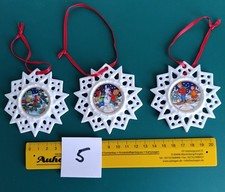 Hutschenreuther Schmuckstern Porzellan Winter/Weihnachtsmotive keine OVP
