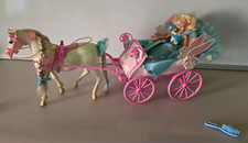 Barbie Songbird Puppe und Kutsche mit Pferd, bespielt, guter Zustand, VINTAGE