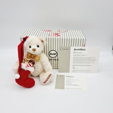 Steiff 006562 Teddybär Sweet Santa limitiert 1225 aus 2018 27 cm Mohair