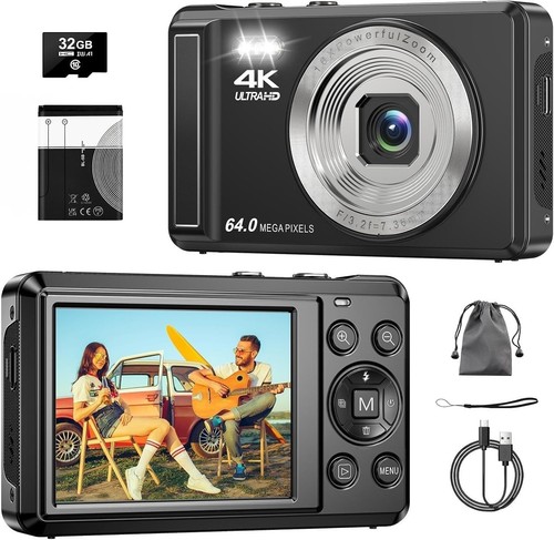 Digital camera 64mp - digital, 4k