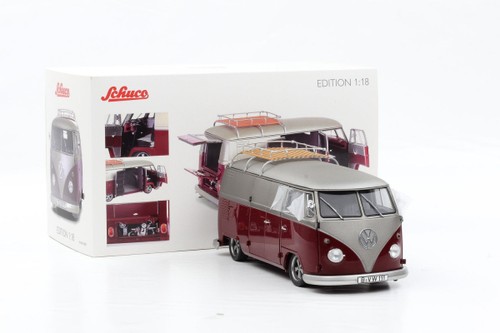 T1b bus lowrider dunkelrot - vw,
