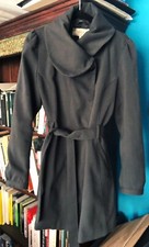 Graublauer Retro Mantel, Vila, L, 50er/60er, Rockabilly, tailliert, Vintage