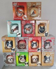 Weihnachtskugel Baumkugel Christbaum Deko Pferd Hund Katze Vogel Tier Kugel