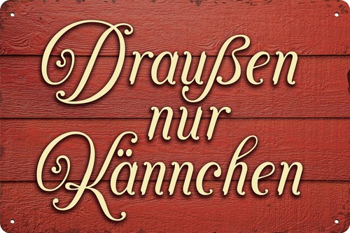 Draußen nur kännchen retro - draußen,