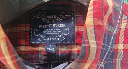 Watsons kariertes herrenhemd - kariertes,
