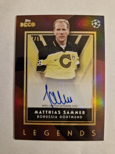 Matthias sammer auto topps - matthias,