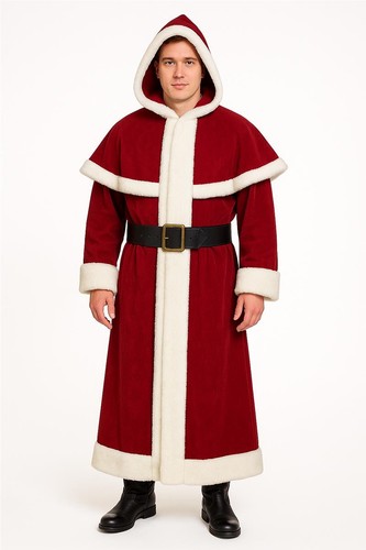 Santa nikolausmantel weinrot - santa,
