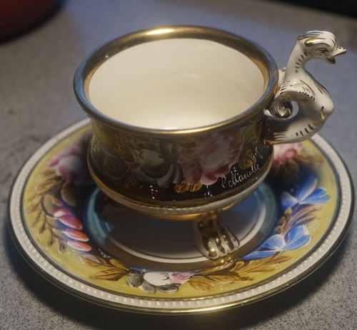Teetasse mit unterteller - unterteller,