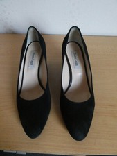 Damen Pumps Gr. 39 * Donna Laura * Damen Schuhe - Wildleder - schwarz - 41