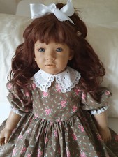 Puppen- Kleid, Puppenkleidung, Länge ca. 42 cm