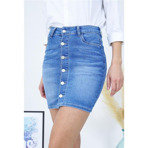 Damen used look jeans minirock - used-look, jeans-minirock