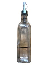 Clayre & Eef Essig Öl Dosierer Glasflasche Ausgießer 500ml Transparent 27cm