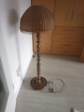 stehlampe holz antik aus 60-70