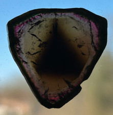 Wassermelonen-Turmalin Scheibe