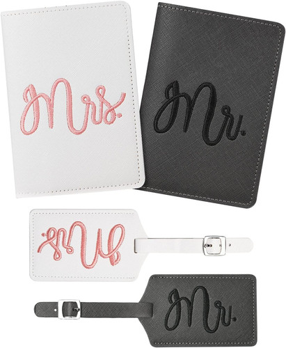 Reisepasshülle set aus leder - set,