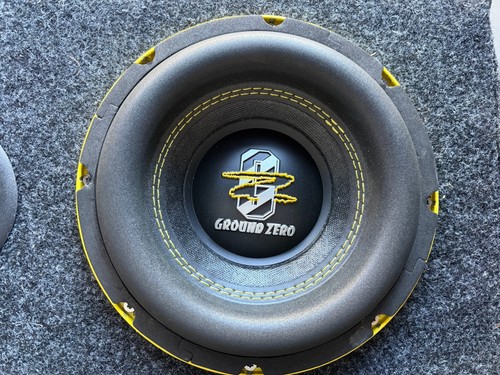 Ground zero subwoofer gzhw - zero,