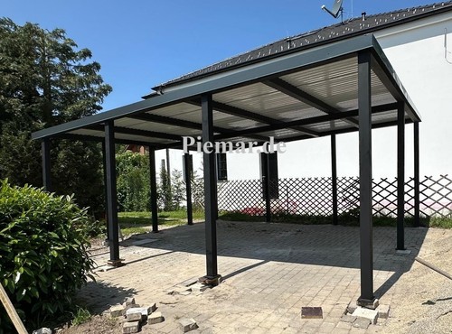 Blechgarage carport 5 x - 7,