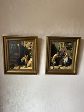 2 x Karl Spitzweg Ölgemälde