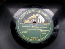 0723/ SÄCHSISCHER SCHÜTZENMARSCH-FREI WEG-WWI-Marsch-78rpm Schellack