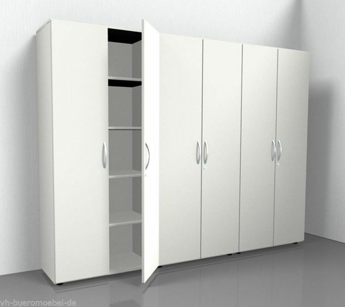 Büroschrankwand 3tlg - büroschrankwand,