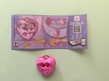 Ü-Ei Herzanhänger mit Ring SE 020 rosa/rot mit BZ Saison 2017/18