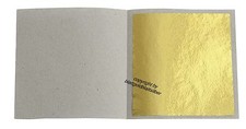 100 Blatt Blattgold Imitat Blattmetall Schlagmetall Goldfolie Vergolden Basteln