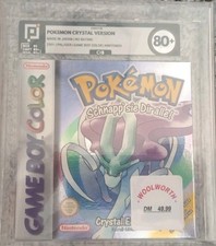 Nintendo Game Boy Color 2001 Pokemon Crystal Edition OVP CIB PIXEL 80+