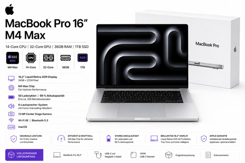 Apple macbook pro m4 max - apple,