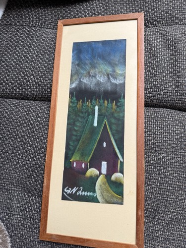 Finnisches pastellbild 1967 - finnisches,