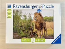Ravensburger 1000 Teile Puzzle - NATUR EDITION "Stolzer Löwe"