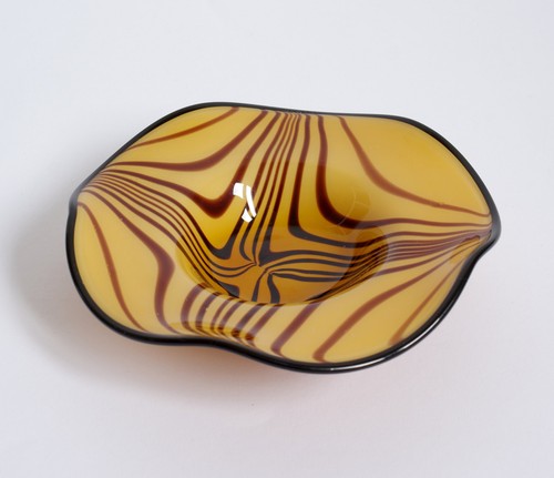 Glas schale handgefertigt - schale,