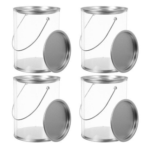 Durchsichtige farbdosen mit - farbdosen,