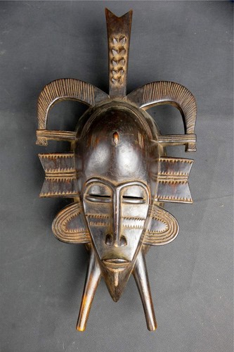 Senufo maske kpélie - senufo, kpÉlie-maske