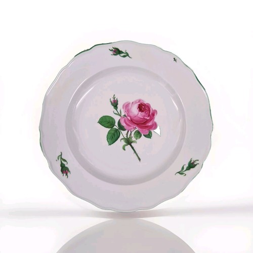 Meissen teller rote - meissen, rose