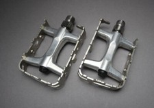 Acor Ti Pedal / 219g  / 1990s / champagner / silver / Titanium #velowizard