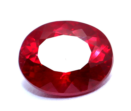 Natürlich rot rubin oval - natürlich,